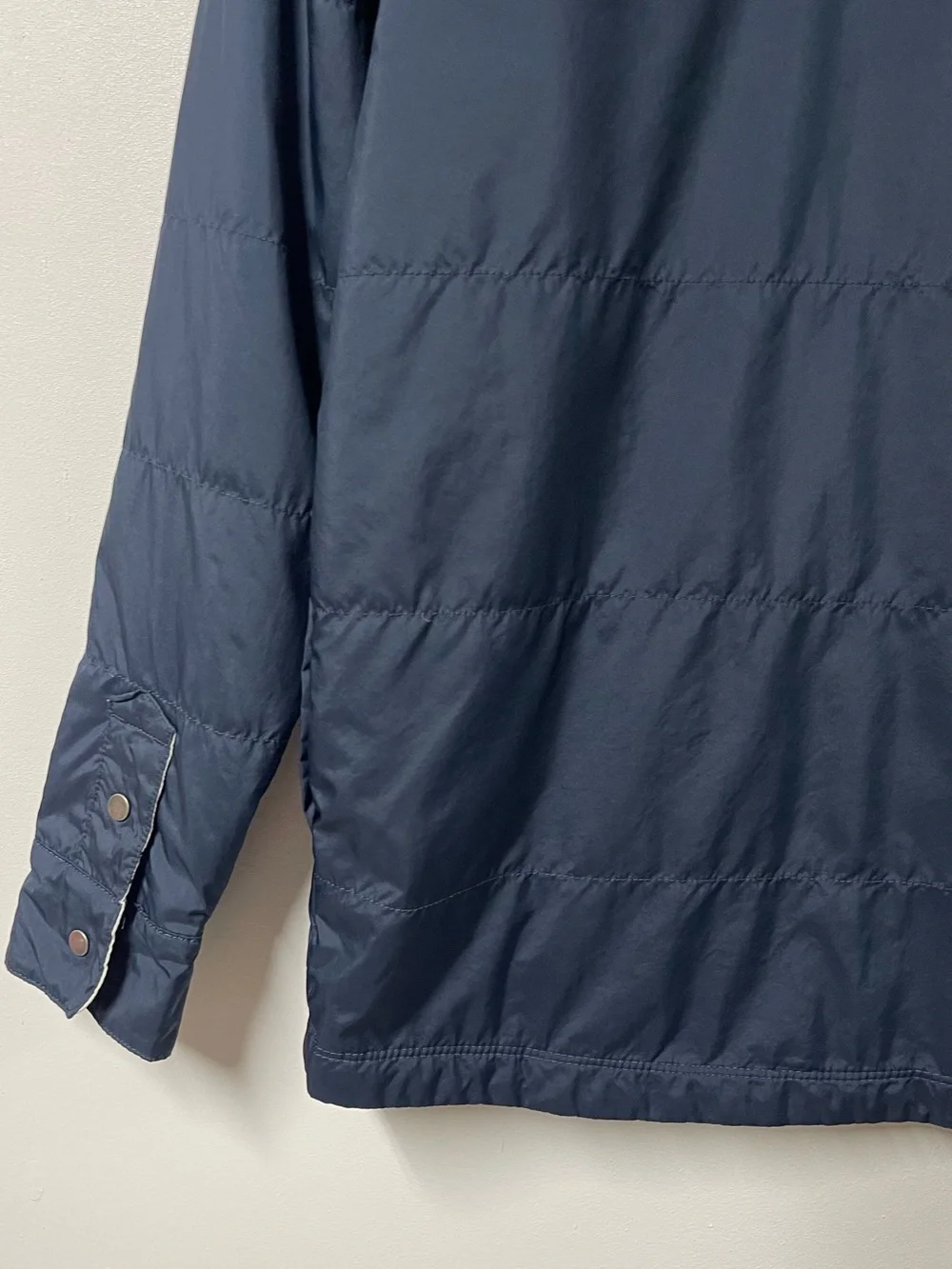 The North Face Boy’s 14/16-L Navy Button-Front Lightweight Jacket
